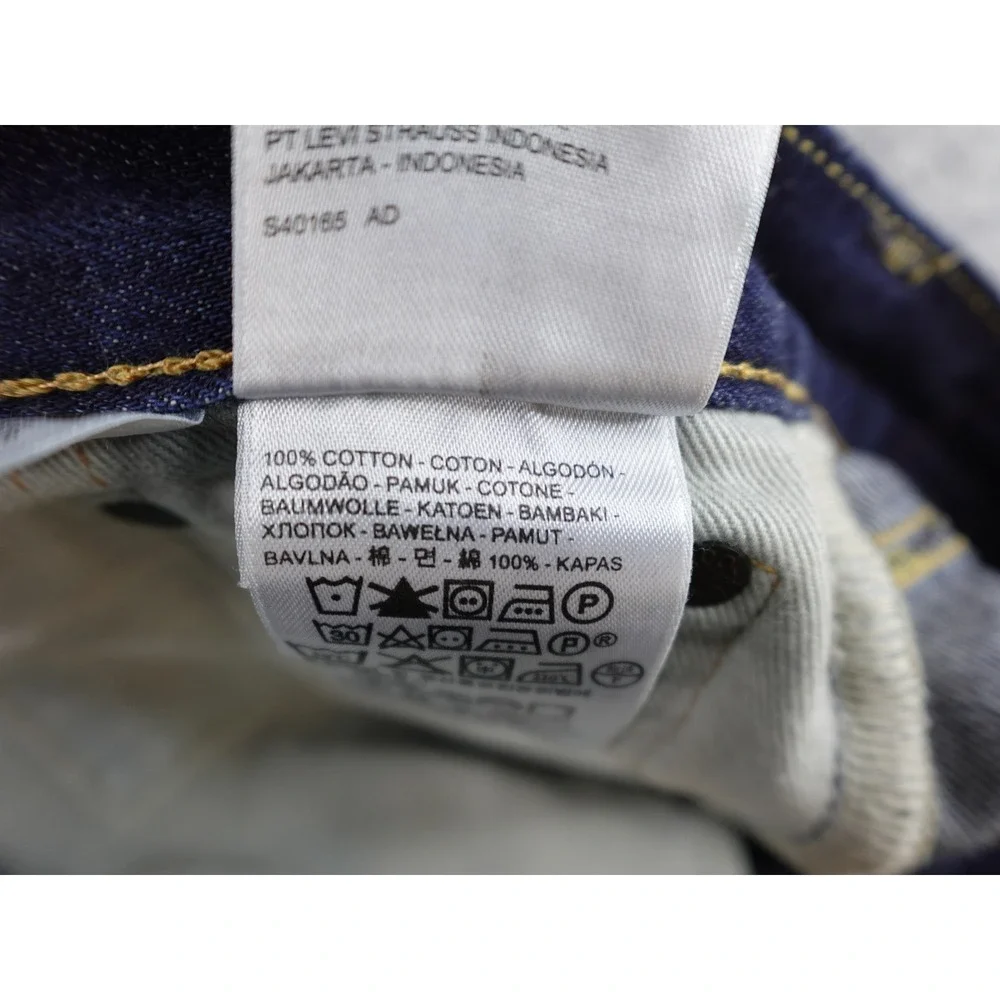 Levi's 511 Slim Fit Jeans Mens 30x32 Dark Indigo Made in Japan 86888-0005